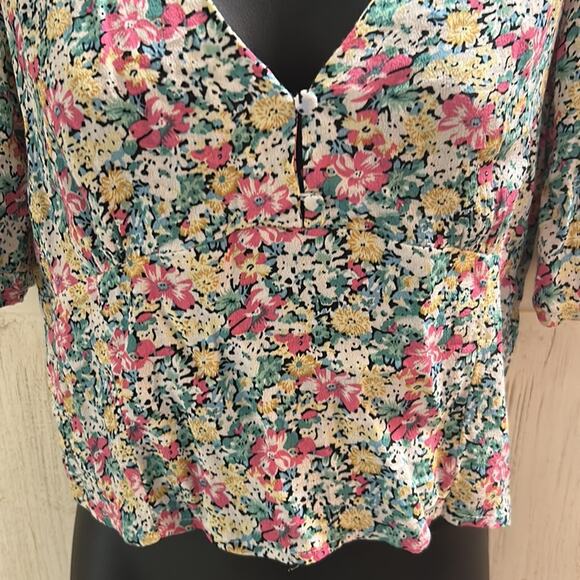 Nasty Gal Collection Floral Blouse - Picture 2 of 7